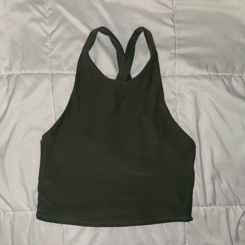 Abercrombie & Fitch Dark Green Athletic top